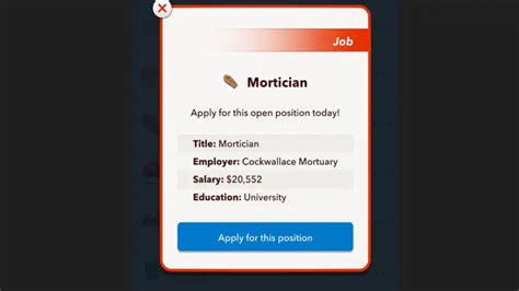 bitlife mortician|BitLife Careers and Jobs Guide